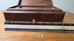 Vintage Reuge Saint-Croix Wooden Music Box 3/72 Plays Mozart Swiss Made Hear