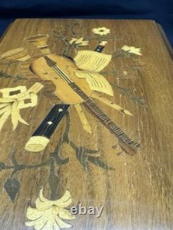 Vintage Reuge Saint-Croix Wooden Music Box 4/50 Made In Switzerland