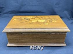 Vintage Reuge Saint-Croix Wooden Music Box 4/50 Made In Switzerland