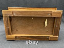 Vintage Reuge Saint-Croix Wooden Music Box 4/50 Made In Switzerland
