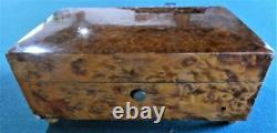 Vintage Reuge Sainte Croix 50/3 Burled Wood Veneer Music Box-3-Classical Tunes