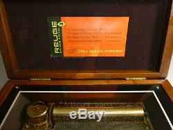 Vintage Reuge Sainte Croix 72 Keys 3 Songs Music Box The Craftsmen Of Dreams