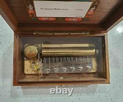Vintage Reuge Sainte Croix 72 Keys 3 Songs Music Box The Theiving Magpie