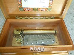 Vintage Reuge Sainte Croix 72 Keys Music Box 3 Songs Minuet, Gigue, Allegro
