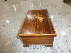 Vintage Reuge Sainte Croix 72 Keys Music Box 3 Songs Tschaikovsky Nutcracker