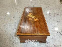 Vintage Reuge Sainte Croix 72 Keys Music Box 3 Songs Tschaikovsky Nutcracker