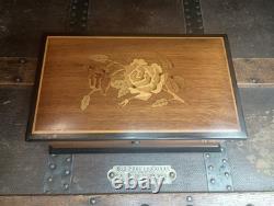 Vintage Reuge Sainte Croix 72 Keys Music Box Lara's Theme 3 Part Long Play 1970s