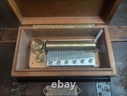 Vintage Reuge Sainte Croix 72 Keys Music Box Lara's Theme 3 Part Long Play 1970s
