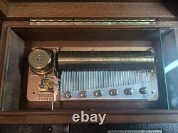 Vintage Reuge Sainte Croix 72 Keys Music Box Lara's Theme 3 Part Long Play 1970s