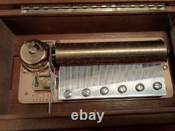 Vintage Reuge Sainte Croix 72 Keys Music Box Lara's Theme 3 Part Long Play 1970s