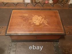 Vintage Reuge Sainte Croix 72 Keys Music Box Lara's Theme 3 Part Long Play 1970s