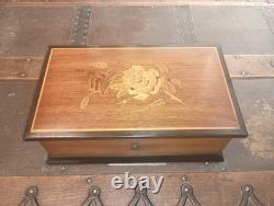Vintage Reuge Sainte Croix 72 Keys Music Box Lara's Theme 3 Part Long Play 1970s