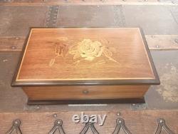 Vintage Reuge Sainte Croix 72 Keys Music Box Lara's Theme 3 Part Long Play 1970s