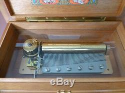 Vintage Reuge Sainte Croix 72 Keys Music Box Play Lara's Theme (Watch Video)