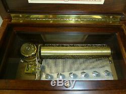 Vintage Reuge Sainte Croix 72 Keys Music Box Play Songs = Phantom of the Opera