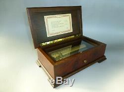 Vintage Reuge Sainte Croix 72 Keys Music Box Play Songs = Phantom of the Opera