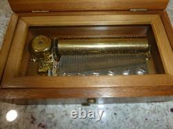 Vintage Reuge Sainte Croix 72 Keys Music Box Plays Canon In D Pachelbel