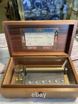 Vintage Reuge Sainte Croix CH 3/72 Switzerland Music Box 37207 Thieving Magpie