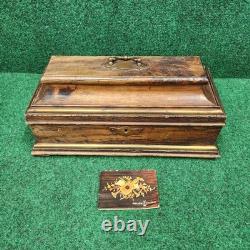 Vintage Reuge Sainte Croix CH 3/72 Switzerland Music Box 37211 Working READ