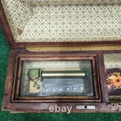 Vintage Reuge Sainte Croix CH 3/72 Switzerland Music Box 37211 Working READ