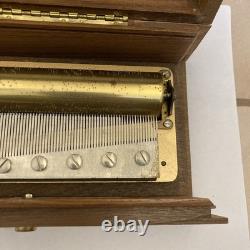 Vintage Reuge Sainte Croix CH 3/72 Switzerland Music Box 37216 Plays Beethoven