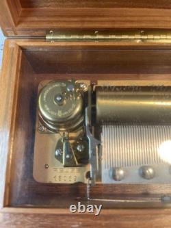 Vintage Reuge Sainte Croix CH 3/72 Switzerland Music Box 37228 Plays Beethoven