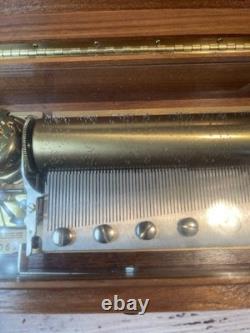 Vintage Reuge Sainte Croix CH 3/72 Switzerland Music Box 37228 Plays Beethoven