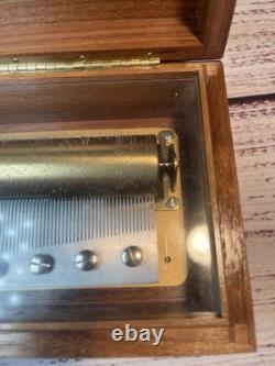 Vintage Reuge Sainte Croix CH 3/72 Switzerland Music Box 37228 Plays Beethoven