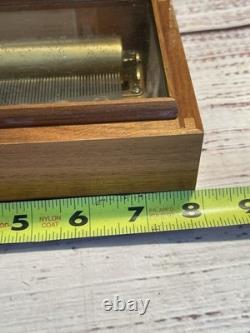 Vintage Reuge Sainte Croix CH 3/72 Switzerland Music Box 37228 Plays Beethoven