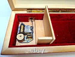 Vintage Reuge Sainte-Croix Music Box #5547'Godfather' 18 note 2.5x4.25x8.75
