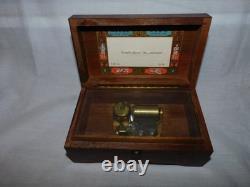 Vintage Reuge Sainte-Croix Music Box LARA'S THEME (DR. ZHIVAGO) WORKING