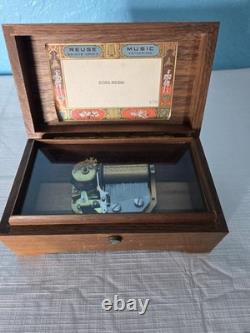 Vintage Reuge Sainte Croix Music Box Made In Switerland Edelweiss 1/36 READ DIS
