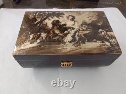 Vintage Reuge Sainte Croix Music Box Works But Needs Serviced Couple Scratches