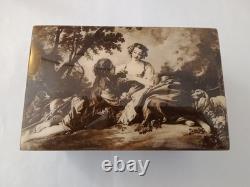 Vintage Reuge Sainte Croix Music Box Works But Needs Serviced Couple Scratches