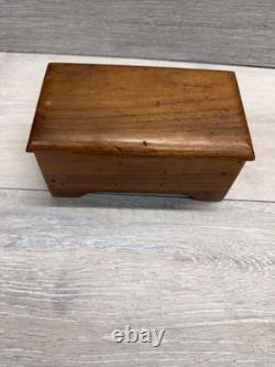 Vintage Reuge Sainte-Croix Swiss Music Box 3/50 3 Songs Vienna City Dreams