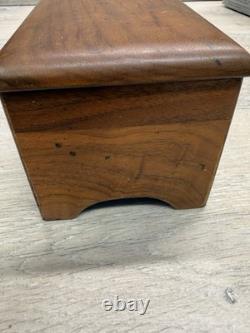 Vintage Reuge Sainte-Croix Swiss Music Box 3/50 3 Songs Vienna City Dreams