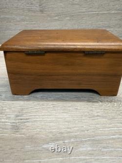 Vintage Reuge Sainte-Croix Swiss Music Box 3/50 3 Songs Vienna City Dreams