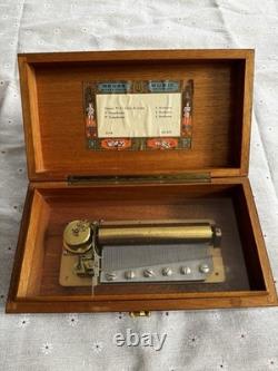 Vintage Reuge Sainte-Croix Swiss Music Box 72-Note All-Beethoven Thuya Burl