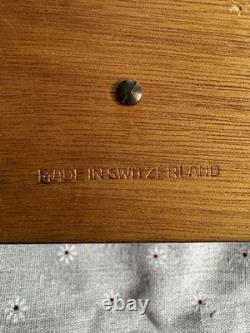 Vintage Reuge Sainte-Croix Swiss Music Box 72-Note All-Beethoven Thuya Burl