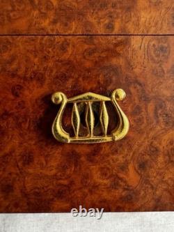 Vintage Reuge Sainte-Croix Swiss Music Box 72-Note All-Beethoven Thuya Burl