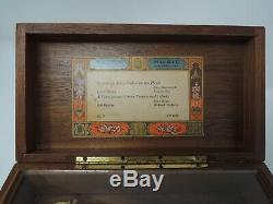 Vintage Reuge Sainte Croix Switzerland Music Box 4/50 45075 NEEDS REPAIR
