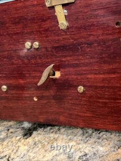 Vintage Reuge San Francisco Dual Player Crystal Glass Music Box. Rare