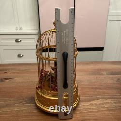Vintage Reuge Singing Bird Music Box Switzerland WORKING EXCELLENT (Watch Video)