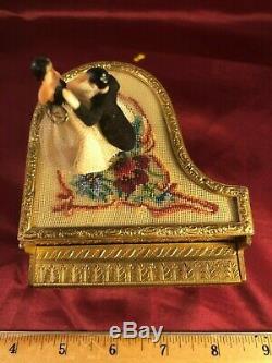 Vintage Reuge Spinning DancersLoveliest Night Of The YearPiano Music Box VIDEO