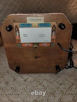 Vintage Reuge St. Croix Mozart Bisque Doll Music Box See Description & Photos