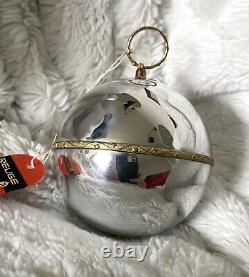 Vintage Reuge Ste Croix Music Box Ball Christmas Ornament Working Anniversary