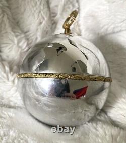 Vintage Reuge Ste Croix Music Box Ball Christmas Ornament Working Anniversary