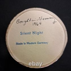 Vintage Reuge Ste Croix Music Box Ball Christmas Ornament Working Silent Night