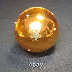 Vintage Reuge Ste Croix Music Box Ball Christmas Ornament Working Silent Night