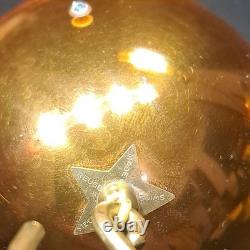 Vintage Reuge Ste Croix Music Box Ball Christmas Ornament Working Silent Night